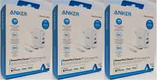 Lot of 3 Anker 30W PowerPort Classic PD 2 USB-C Wall Charger Dual Fast Charge