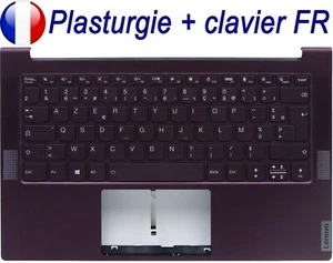 Plasturgie Orchidée + Clavier Français AZERTY pour LENOVO IdeaPad 7-14 Yoga Slim - Photo 1/1