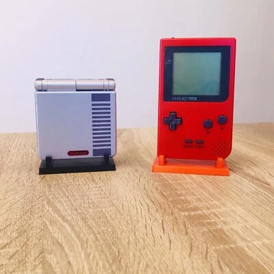 HR3DDRUCK GameBoy Halter Stand Ständer Halterung Aufsteller Präsentation