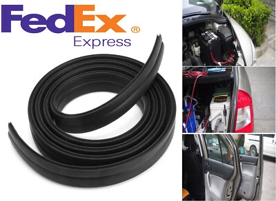 Tira de sellado de borde de canal O U de goma impermeable 3M para marco de ventana de puerta de automóvil SUV Foto 1 de 4