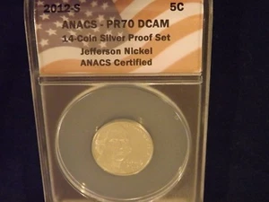 2012-S Nickel Flag Label ANACS PR 70 DCAM - Picture 1 of 2