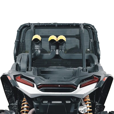 UTV Rear Window Net Mesh Windshield for Polaris RZR XP 1000/4 Turbo 2014-2023 - Image 1 of 4