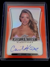 2020 Leaf Metal Pop Century Signatures SSP Orange Camille Kostek Auto #4/5