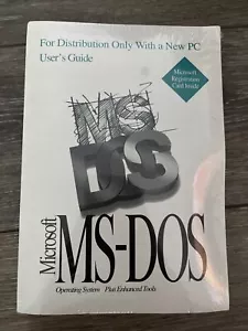 NEW Vintage Microsoft MS-DOS Operating System Enhanced 6.22 Floppy Discs COA - Picture 1 of 3