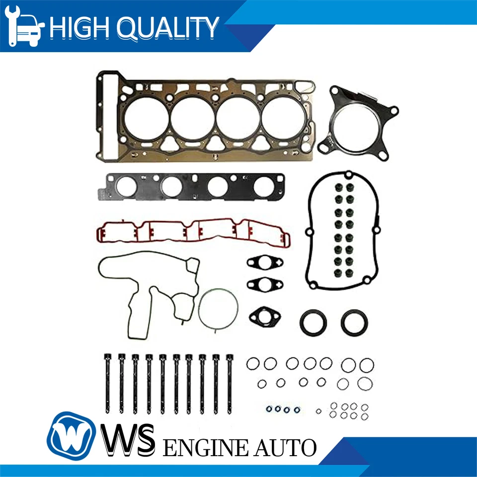 DOHC MLS Head Gasket Set and Bolts Fits For Audi A3 A4 A5 A6 GTI 2.0L 2008-2013 - Изображение 1 из 4