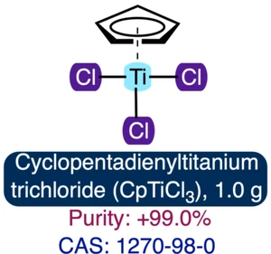 CpTiCl3 || CAS: 1270-98-0 || 1.0 g || Purity: +99.0% - Picture 1 of 10