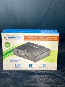 New Manhattan 177351 VGA to HDMI Converter - Factory Sealed - Picture 1 of 2