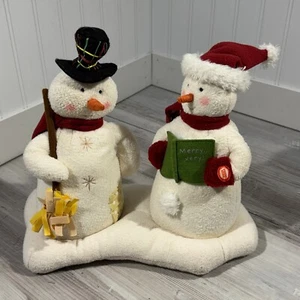 *LEER* Hallmark 2003 Peluche Animado Jingle Pals Cantando Bailando Muñeco de Nieve Carolers - Imagen 1 de 9