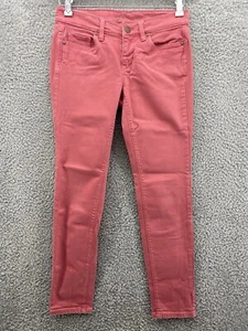 Ann Taylor LOFT Outlet Women’s Size 2P Red Modern Skinny Ankle Jeans Pants - Picture 1 of 8