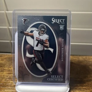 Bijan Robinson Rookie 2023 Select Certified Atlanta Falcons - Picture 1 of 2