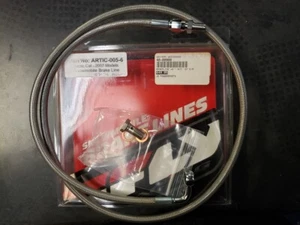 FLY SNOWMOBILE 6" EXTENDED LENGTH BRAKE LINE FOR ALL ARCTIC CAT '07-'11 MACHINES - Picture 1 of 2