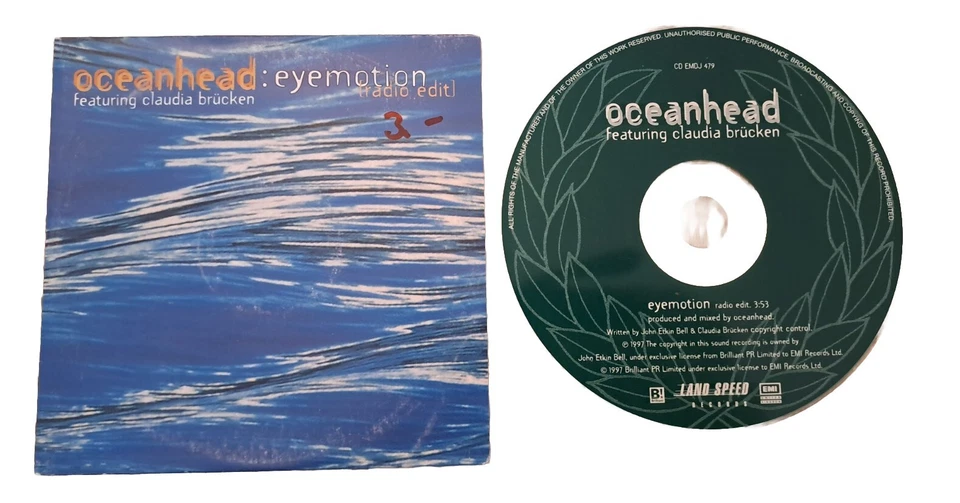 Oceanhead - Eyemotion 1 Track PROMO CD 1997 #Top# - Bild 1 von 2
