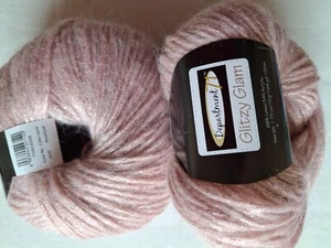 Department 71 Glitzy Glam filato scintillante, oro rosa, lotto di 2 iarde ea) - Foto 1 di 2