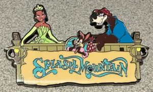 PIN TIANA & BRER BEAR & RABBIT SPLASH MOUNTAIN 3" JUMBO FANTASY BAYOU ADVENTURE - Picture 1 of 1