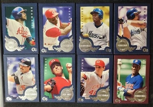 1996 Fleer Skybox E-XL 8 Count Baseball Card Lot McGriff Sanders Kelly Palmeiro - Picture 1 of 6