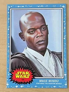 Topps Star Wars Living Set Card Mace Windu #168 limited edition - Picture 1 of 2