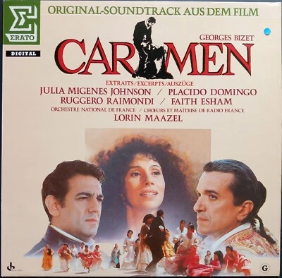 Bizet - Carmen, MIGENES, DOMINGO, MAAZEL, Erato, STEREO - Bild 1 von 4