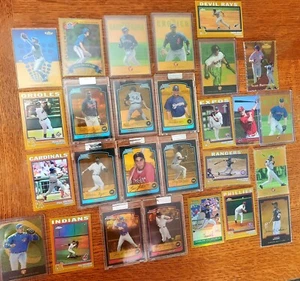 Topps Chrome Finest Pristine Bowman UNCIRCULATED Baseball Gold Refractor Lot 27 - Picture 1 of 6