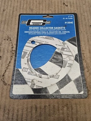 Juntas silenciador colector/cabezal Mr. Gasket 1204C triángulo 3 orificios de perno 3" de diámetro Foto 1 de 4
