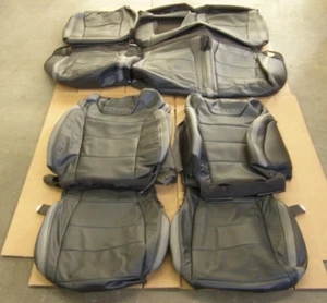 OEM Ford 2017 2018 Raptor Truck Leather Seat Covers New T/O Set SVT Interior nos - Picture 1 of 9