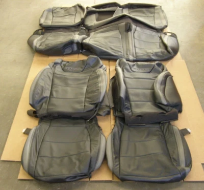 OEM Ford 2017 2018 Raptor Truck Leather Seat Covers New T/O Set SVT Interior nos - Image 1 of 4