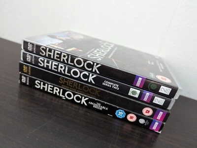 Sherlock Complete Seasons 1 To 3 + The Abominable Bride DVD’s  - Image 1 of 3