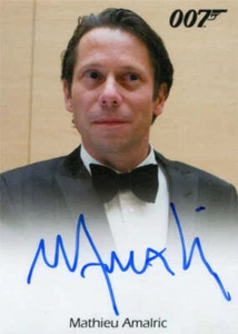 Carta autografa James Bond 007 Classics Mathieu Amalric come Dominic Greene - Foto 1 di 1