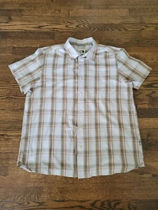 The North Face Vtg Plaid Short Sleeve Button Down Shirt Mens Size XL Multicolor - Picture 1 of 8