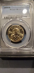Superb! 2004-D PCGS MS66 Sacagewea Dollar - Picture 1 of 2