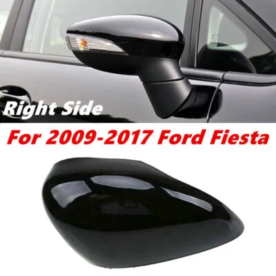 Right Passenger Side Rear View Mirror Cover Cup Black For 2009-2017 Ford Fiesta Foto 1 de 4