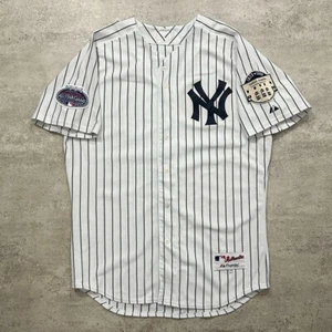 VTG 00s MLB NEW YORK YANKEES ALL STAR GAME 2008 MAJESTIC AUTHENTIC JERSEY Sz 48 - Picture 1 of 6