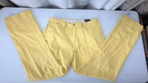 Polo Ralph Lauren klassische Passform Hose flach Chino gelb Herren Gr. 33 x 30 - Bild 1 von 10