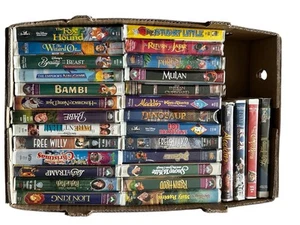 Disney VHS (Lot Of 30) Very Good Condition; Bambi, The Lion King,and Much More!! - Picture 1 of 3