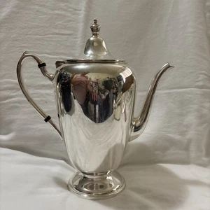 Vintage 10” Academy Silver On Copper Teapot / Coffeepot 1914 - Picture 1 of 15