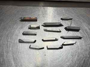 Lot Of 13 metal lathe tooling tool cutting cutter bits machinist machining - Picture 1 of 8