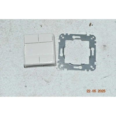 KNX 617219 Merten Touche Double Plus Blanc Polaire Brillant Système M - Photo 1/3