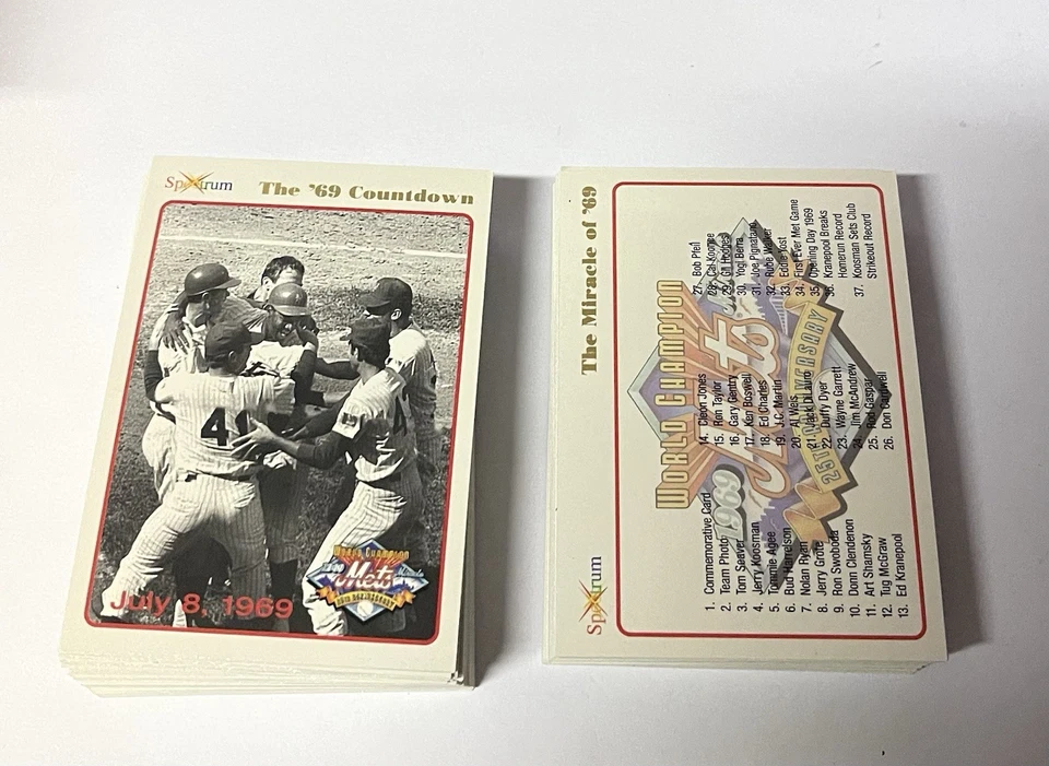 1994 Spectrum Miracle Mets Singles You Pick - Image 1 of 1