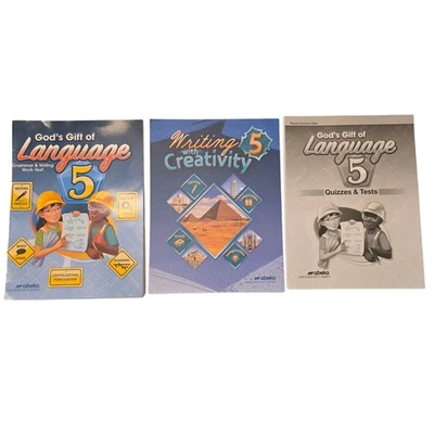 Abeka Grade 5 Student Writing, Language, And Test Pack - Image 1 of 4