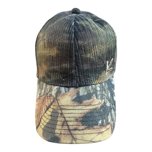 Mossy Oak Camo Trucker Hat Mesh Adjustable Cap, Tree Foil, Hunting, Outdoors NWT - Picture 1 of 6