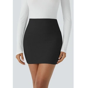 Halara Patitoff High Waisted Tummy Control Butt Lifting Bodycon Mini Skirt, XS - Picture 1 of 9