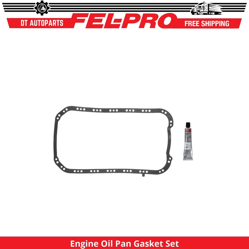 For 1996-1997 Honda Civic del Sol 1.6L L4 Engine Oil Pan Gasket Set Fel-Pro - Image 1 of 1