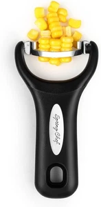 Spring Chef Stainless Steel Corn Peeler Kernel Remover Tool Black - Picture 1 of 5