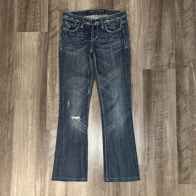 Jeans Cult of Individuality Distressed Boot Cut Flare - 25 (Medidas 28x29) - Imagem 1 de 4