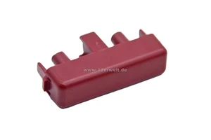 Entriegelungsknopf Mittelkonsole Mercedes SL R129 in burgund rot - Bild 1 von 3