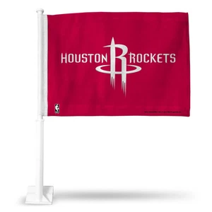 Houston Rockets Flag Car - Picture 1 of 1