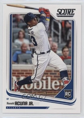 Panini Chronicles Score 2018 Ronald Acuña Jr #10 Rookie RC 4k5 Foto 1 de 3