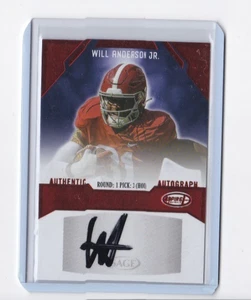 WILL ANDERSON 2023 ASPIRE FOOTBALL AUTOGRAPHED ROOKIE-THIS SUPERSTAR SHIPS FREE - Picture 1 of 24
