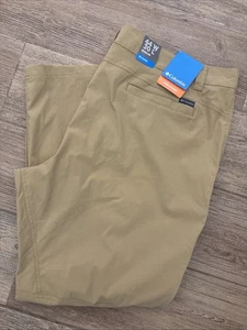 Neu mit Etikett Columbia Kestrel Trail Hose Omni Shade normale Passform Größe 44 x 30 Stretch khaki - Bild 1 von 12