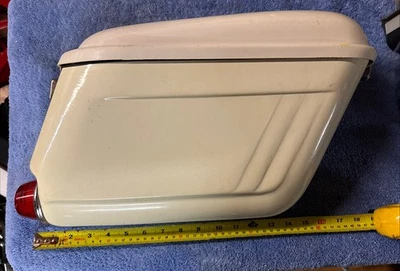 Buco Saddlebag Right Side Honda Dream BMW Cushman Harley BSA Triumph Whizzer - Image 1 of 4