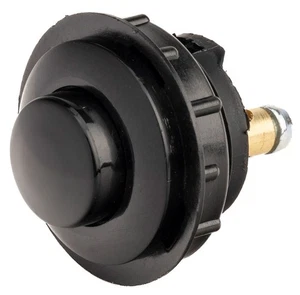 12V Schwerlast Schwarz Druckknopf Momentschalter Zündstart Anlasser Hupe - Bild 1 von 2